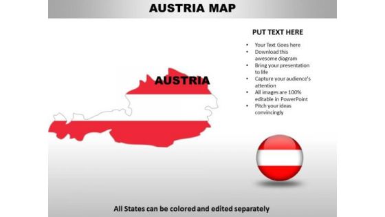 Country PowerPoint Maps Austria
