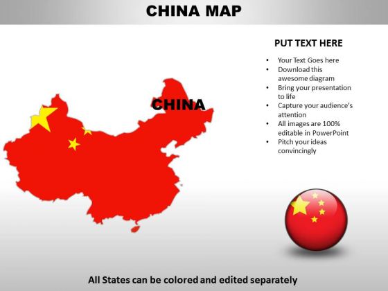Country PowerPoint Maps China