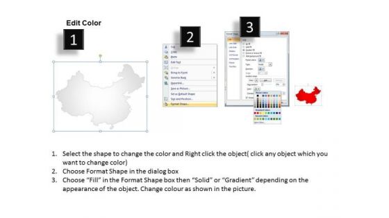 Country PowerPoint Maps China