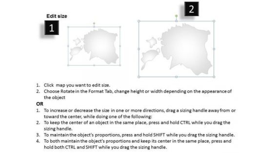 Country PowerPoint Maps Estonia
