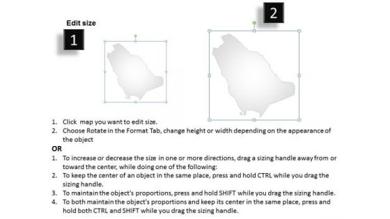 Country PowerPoint Maps Saudi Arabia