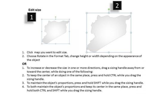 Country PowerPoint Maps Syria