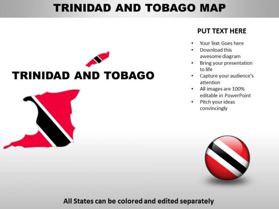 Country PowerPoint Maps Trinidad And Tobago