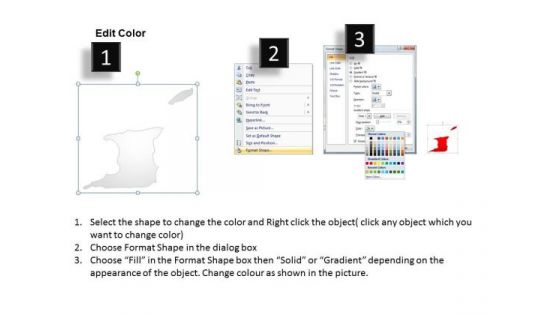 Country PowerPoint Maps Trinidad And Tobago