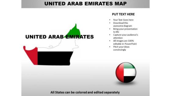 Country PowerPoint Maps United Arab Emirates