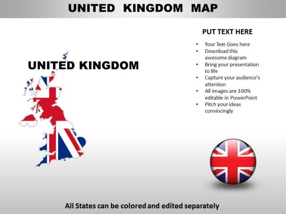 Country PowerPoint Maps United Kingdom