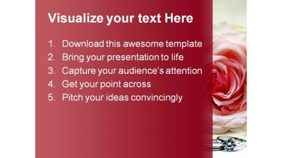 Couples Wedding PowerPoint Template 0610