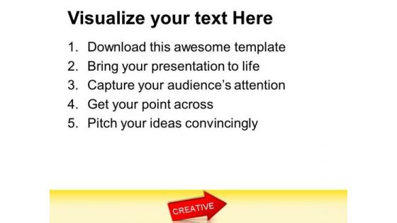 Creative Arrow Business PowerPoint Templates Ppt Backgrounds For Slides 0113