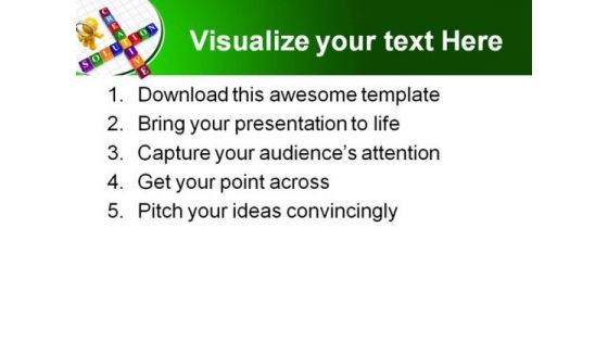 Creative Solution Business PowerPoint Templates And PowerPoint Backgrounds 0611