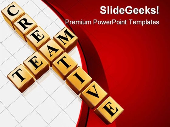 Creative Team Business PowerPoint Themes And PowerPoint Slides 0711