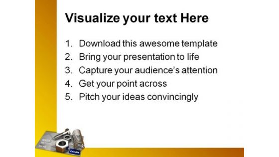 Credit Under Construction Industrial PowerPoint Themes And PowerPoint Slides 0611