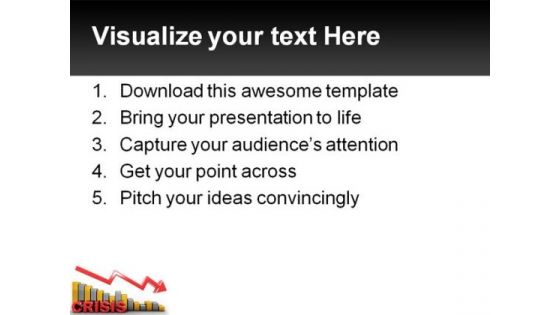 Crisis Business PowerPoint Backgrounds And Templates 0111