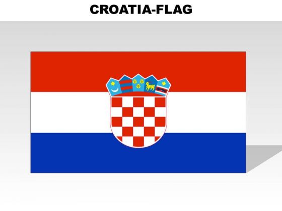Croatia Country PowerPoint Flags