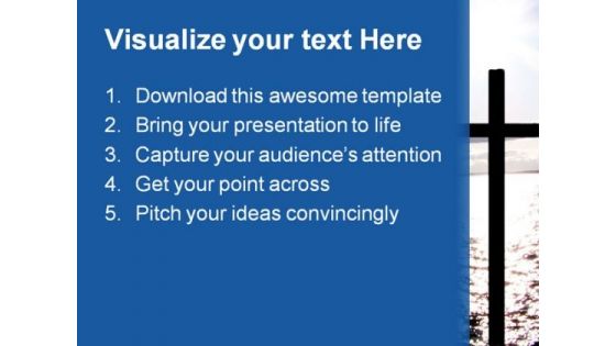 Cross01 Religion PowerPoint Themes And PowerPoint Slides 0811