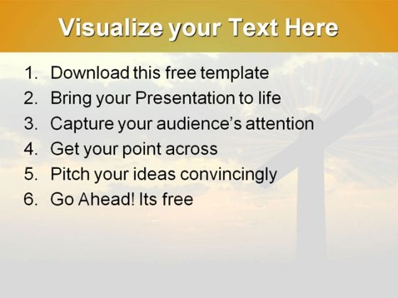 Jesus Cross PowerPoint Template