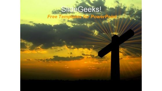 Jesus Cross PowerPoint Template