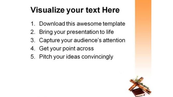 Cross And Bible Religion PowerPoint Themes And PowerPoint Slides 0211
