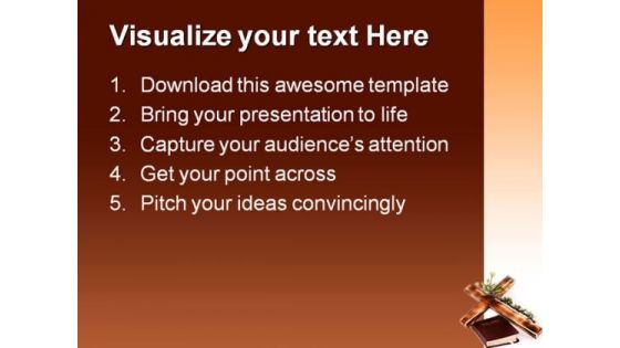 Cross And Bible Religion PowerPoint Themes And PowerPoint Slides 0211