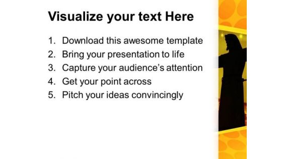 Cross And Jesus Christianity PowerPoint Templates And PowerPoint Themes 0912