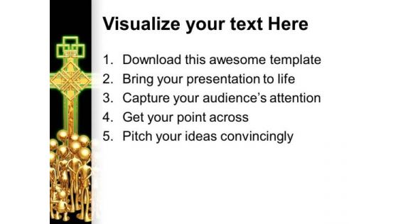 Cross Gathering Church PowerPoint Templates And PowerPoint Themes 0812