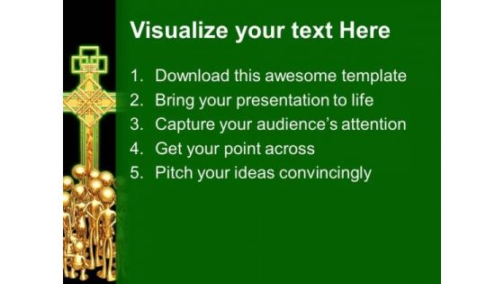 Cross Gathering Church PowerPoint Templates And PowerPoint Themes 0812