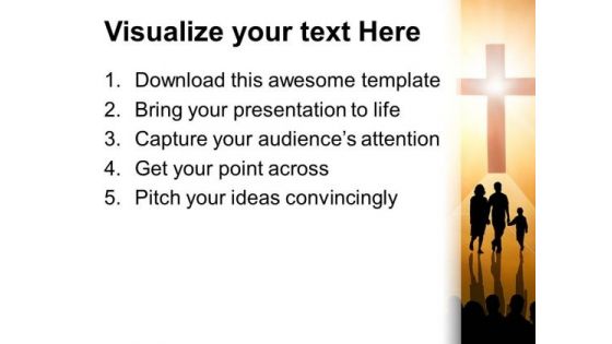 Cross People Church PowerPoint Templates And PowerPoint Themes 0712