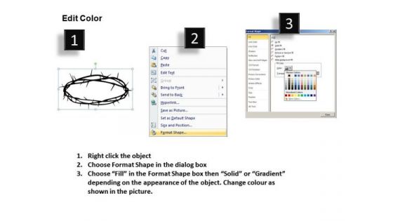Crown Of Thorns Jesus Christian PowerPoint Slides And Ppt Diagram Templates
