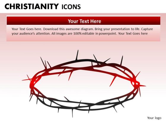 Crucifix PowerPoint Ppt Templates