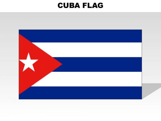 Cuba Country PowerPoint Flags