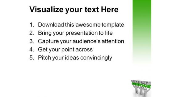 Customer Service Business PowerPoint Template 0910