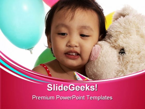 Cute Child Entertainment PowerPoint Templates And PowerPoint Backgrounds 0711