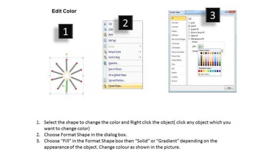 Cycle Process With Colored Pencils Ppt Business Plan Companies PowerPoint Slides