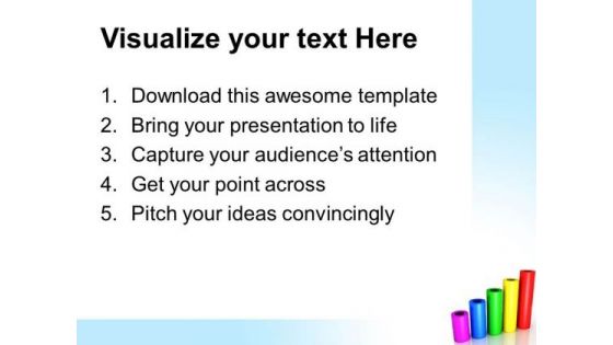 Cylinder Bar Graph Business PowerPoint Templates And PowerPoint Themes 0512
