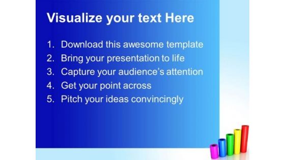 Cylinder Bar Graph Business PowerPoint Templates And PowerPoint Themes 0512