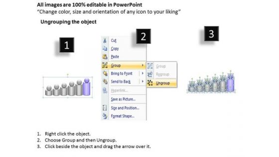 Cylindrical Shape Spheres On Top For Six Stage Ppt Business Plan Models PowerPoint Slides