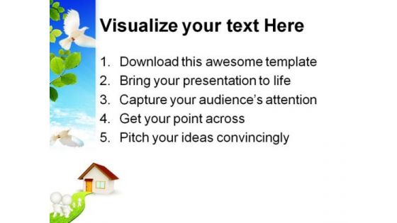 D Family Nature PowerPoint Themes And PowerPoint Slides 0211