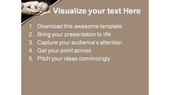 Daddy Hands Children PowerPoint Themes And PowerPoint Slides 0511