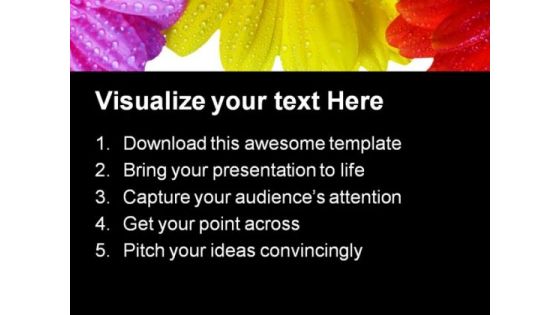 Daisy Background Abstract PowerPoint Themes And PowerPoint Slides 0511