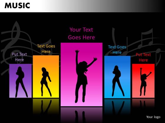 Dance Music PowerPoint Templates Editable Ppt Slides