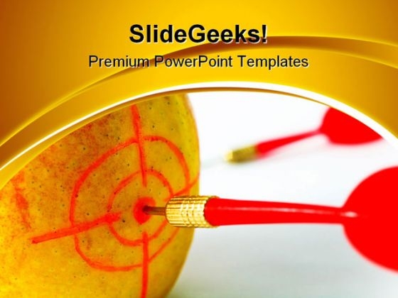 Darts01 Business PowerPoint Themes And PowerPoint Slides 0811