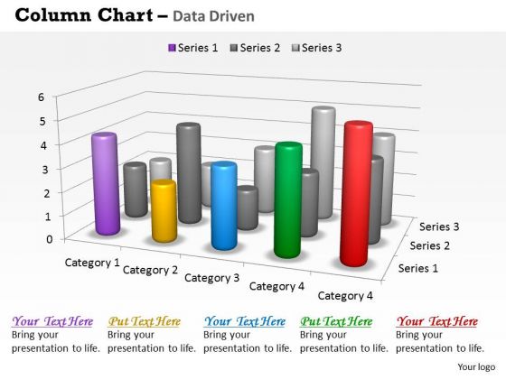 Data Analysis In Excel 3d Survey For Sales Chart PowerPoint Templates