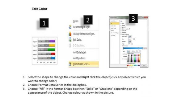 Data Analysis Programs 3d Bar Chart To Put Information PowerPoint Templates