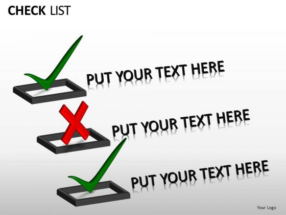 Decision Check List PowerPoint Slides And Ppt Diagram Templates