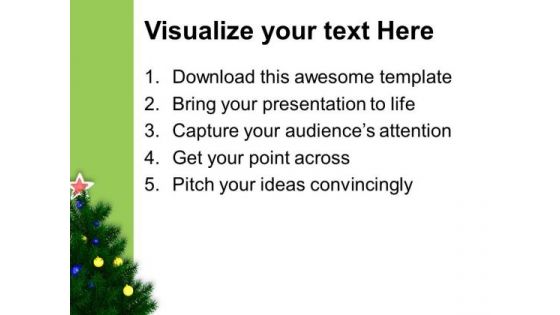 Decorate Christmas Tree This Winter PowerPoint Templates Ppt Backgrounds For Slides 0513