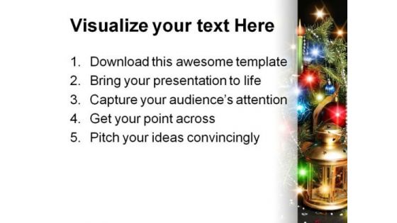 Decorations01 Christmas PowerPoint Template 0610