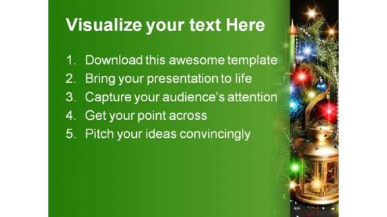 Decorations01 Christmas PowerPoint Template 0610