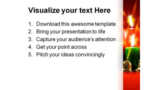 Decorations Christmas PowerPoint Background And Template 1210