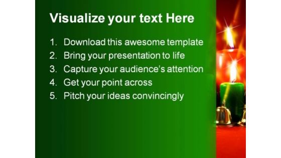 Decorations Christmas PowerPoint Background And Template 1210