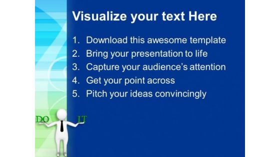 Dedicated For The Work Business Concept PowerPoint Templates Ppt Backgrounds For Slides 0713