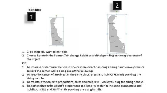 Delaware PowerPoint Maps